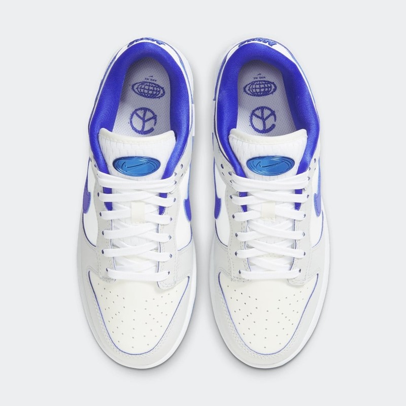 royal white and blue nike dunks